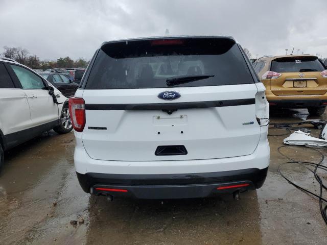 1FM5K8ARXGGA62952 - 2016 FORD EXPLORER POLICE INTERCEPTOR თეთრი ფოტო 6