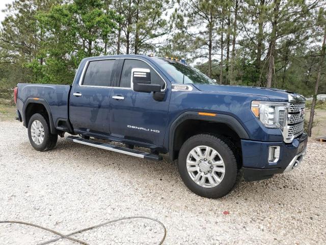 1GT49REY3MF142534 - 2021 GMC SIERRA K2500 DENALI BLUE photo 4