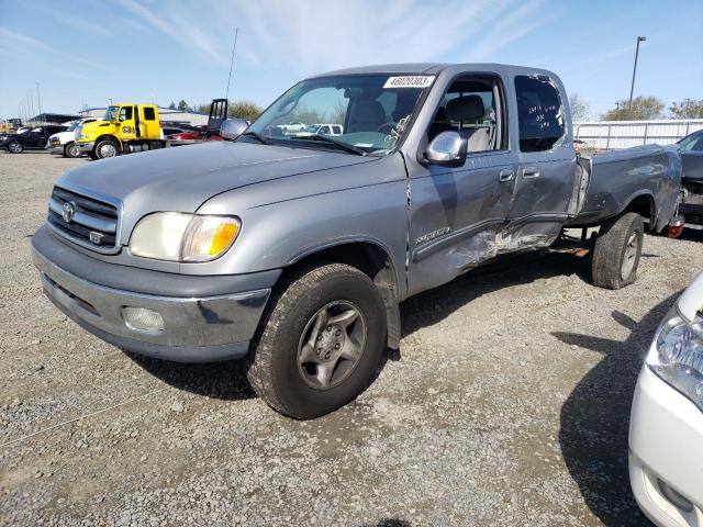 5TBBT44132S225581 - 2002 TOYOTA TUNDRA ACCESS CAB SILVER photo 1