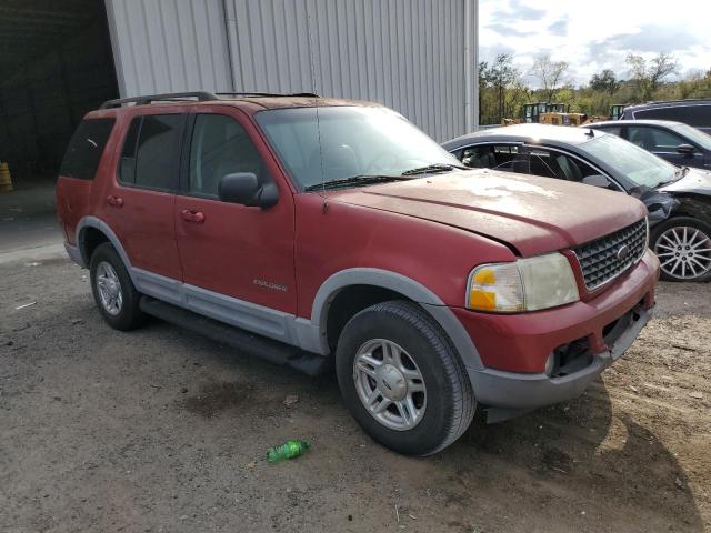 1FMZU63E82UC73989 - 2002 FORD EXPLORER XLT RED photo 4