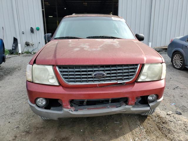 1FMZU63E82UC73989 - 2002 FORD EXPLORER XLT RED photo 5