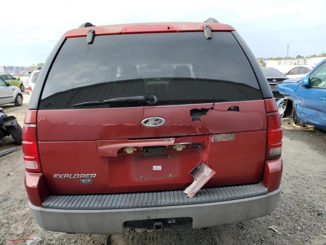 1FMZU63E82UC73989 - 2002 FORD EXPLORER XLT RED photo 6