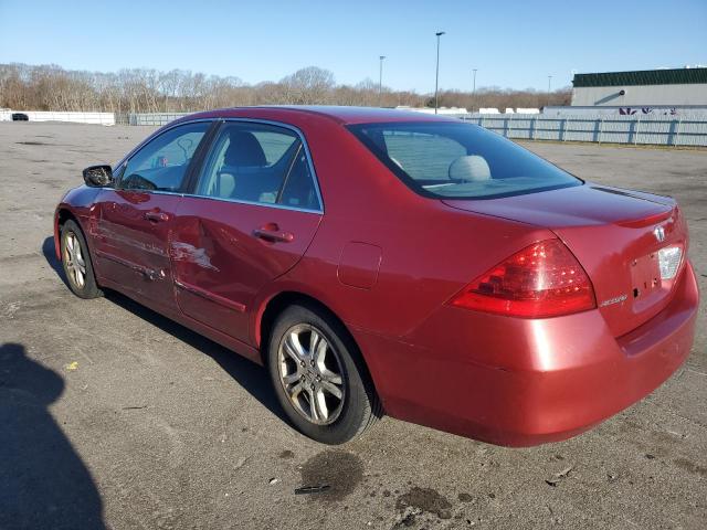 1HGCM55707A108600 - 2007 HONDA ACCORD EX RED photo 2