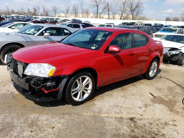 1B3BD1FG5BN523996 - 2011 DODGE AVENGER MAINSTREET RED photo 1