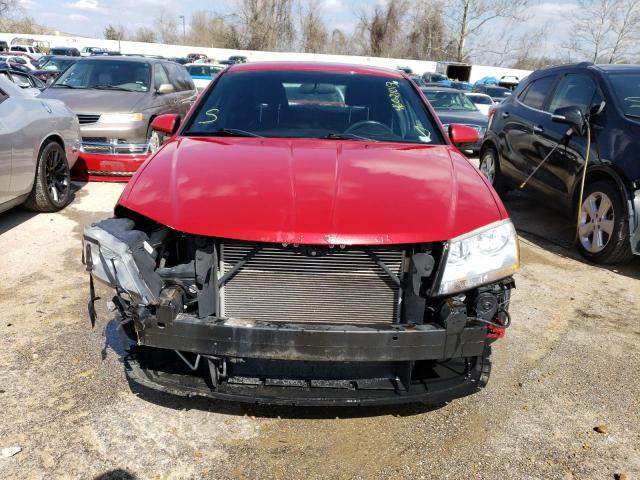 1B3BD1FG5BN523996 - 2011 DODGE AVENGER MAINSTREET RED photo 5