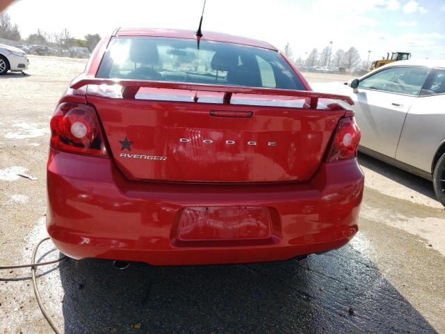 1B3BD1FG5BN523996 - 2011 DODGE AVENGER MAINSTREET RED photo 6