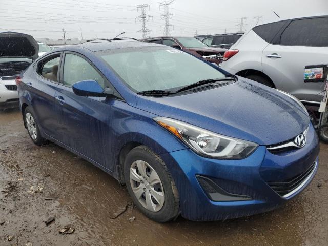 5NPDH4AE5GH795183 - 2016 HYUNDAI ELANTRA SE BLUE photo 4