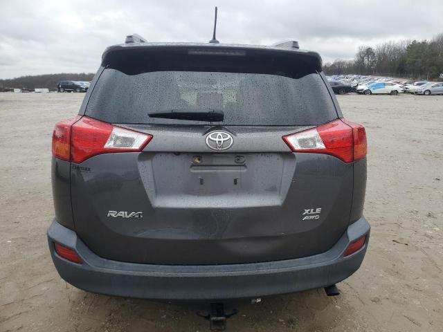 JTMRFREV8ED047887 - 2014 TOYOTA RAV4 XLE GRAY photo 6