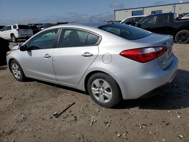 KNAFK4A67F5408017 - 2015 KIA FORTE LX SILVER photo 2