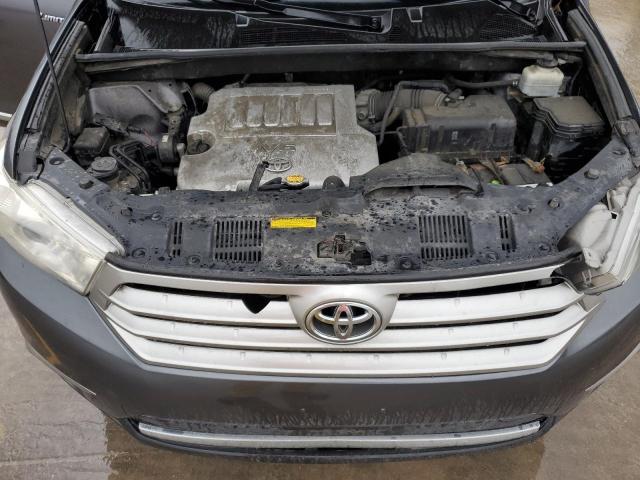 5TDYK3EH8BS049976 - 2011 TOYOTA HIGHLANDER LIMITED GRAY photo 11