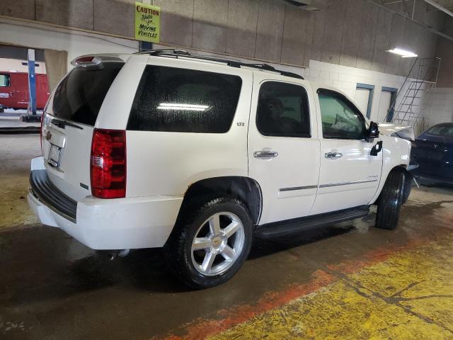 1GNSKCE08BR311923 - 2011 CHEVROLET TAHOE K1500 LTZ WHITE photo 3