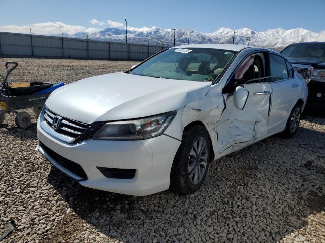 1HGCR2F31FA053648 - 2015 HONDA ACCORD LX WHITE photo 1