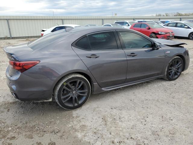 19UUB2F61JA011699 - 2018 ACURA TLX TECH+A GRAY photo 3