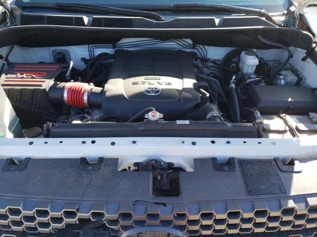 5TFUY5F16KX801033 - 2019 TOYOTA TUNDRA DOUBLE CAB SR/SR5 WHITE photo 11