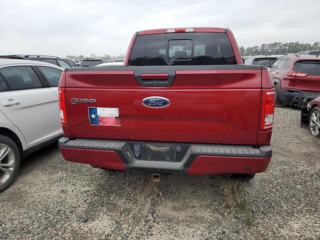 1FTEW1CP1FFC36195 - 2015 FORD F150 SUPERCREW RED photo 6