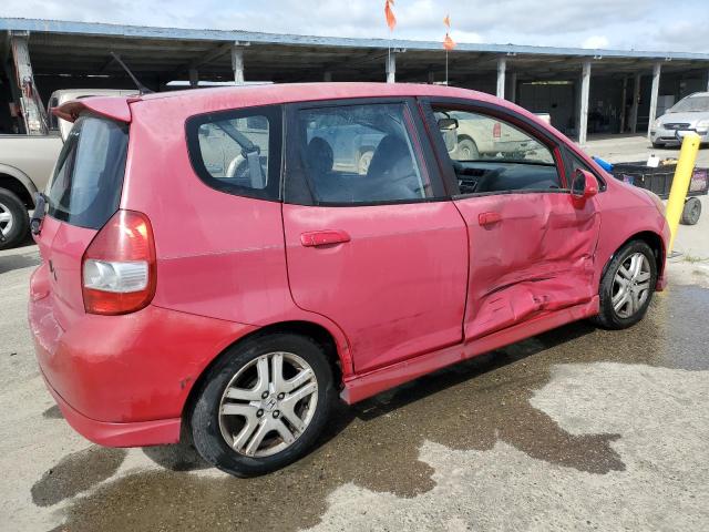 JHMGD386X7S019682 - 2007 HONDA FIT S 红色 照片 3