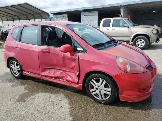 JHMGD386X7S019682 - 2007 HONDA FIT S 红色 照片 4