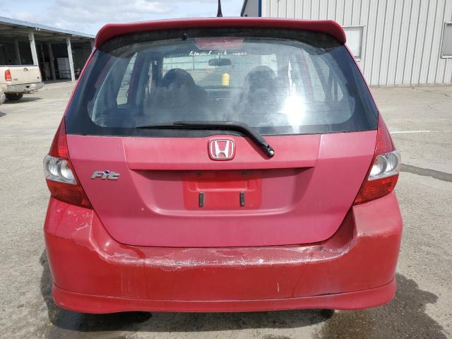 JHMGD386X7S019682 - 2007 HONDA FIT S 红色 照片 6