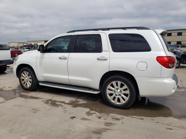 5TDYY5G12BS035419 - 2011 TOYOTA SEQUOIA PLATINUM WHITE photo 2