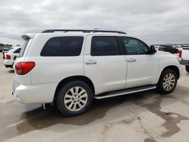 5TDYY5G12BS035419 - 2011 TOYOTA SEQUOIA PLATINUM WHITE photo 3