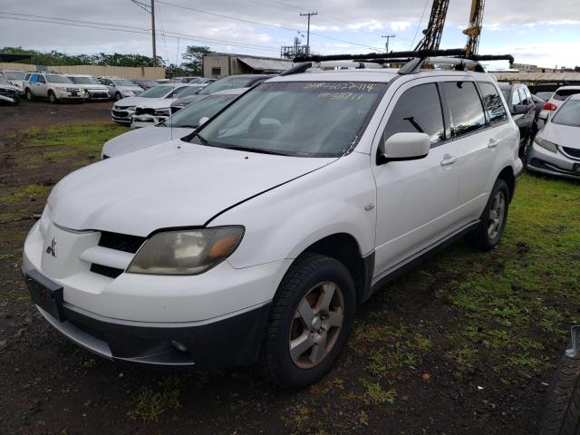 JA4LX41F84U058711 - 2004 MITSUBISHI OUTLANDER XLS WHITE photo 1