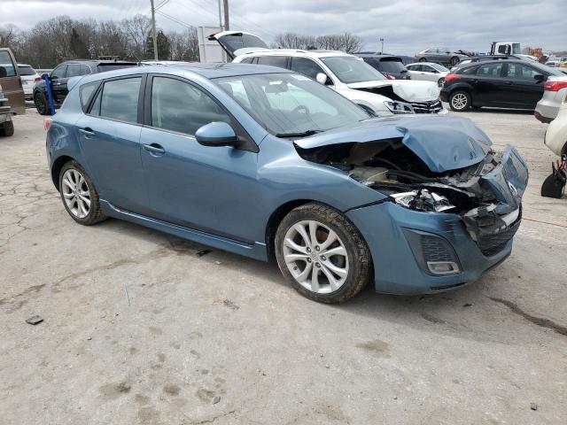 JM1BL1K69B1491527 - 2011 MAZDA 3 S BLUE photo 4