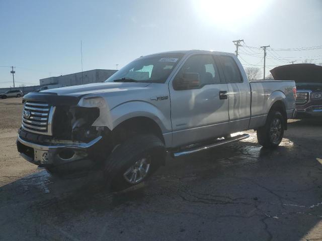 1FTFX1ET0CFA54446 - 2012 FORD F150 SUPER CAB SILVER photo 1