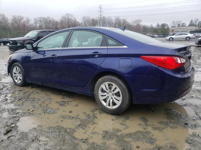 5NPEB4AC6BH213475 - 2011 HYUNDAI SONATA GLS BLUE photo 2