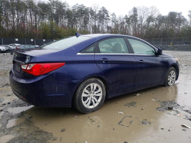 5NPEB4AC6BH213475 - 2011 HYUNDAI SONATA GLS BLUE photo 3