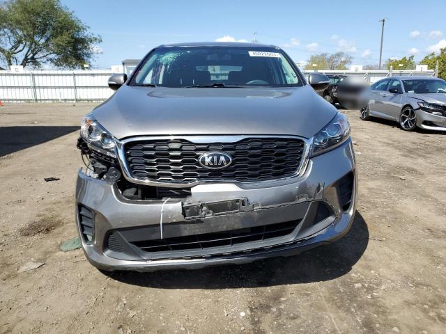 5XYPG4A35KG477661 - 2019 KIA SORENTO L GRAY photo 5