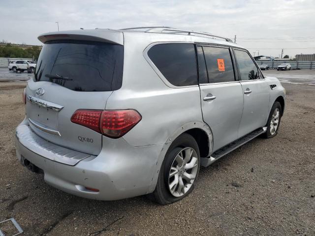 JN8AZ2NF8H9646532 - 2017 INFINITI QX80 BASE SILVER photo 3