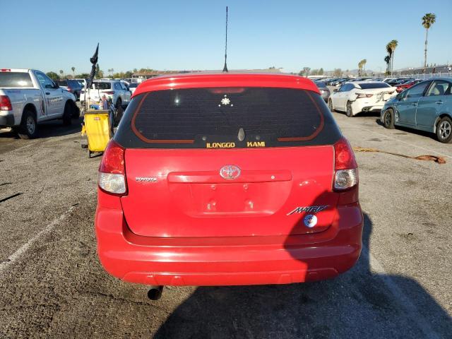 2T1KR32EX3C144190 - 2003 TOYOTA COROLLA MA XR RED photo 6