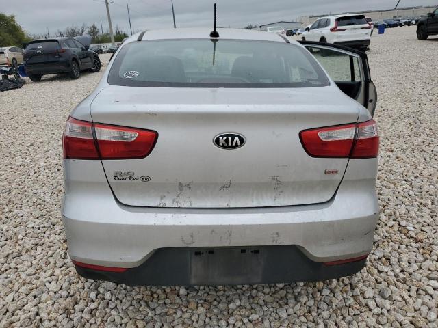 KNADM4A38H6049412 - 2017 KIA RIO LX SILVER photo 6