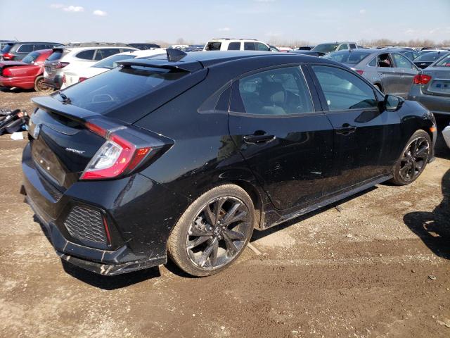 SHHFK7H40JU227789 - 2018 HONDA CIVIC SPORT 黑色 照片 3