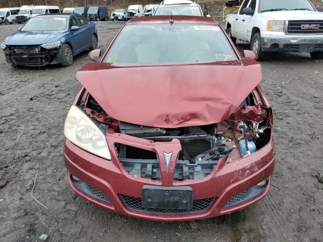 1G2ZK36N494268789 - 2009 PONTIAC G6 GT RED photo 5