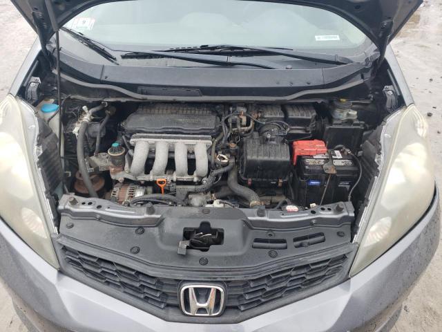 JHMGE8H5XCC004296 - 2012 HONDA FIT SPORT GRAY photo 11