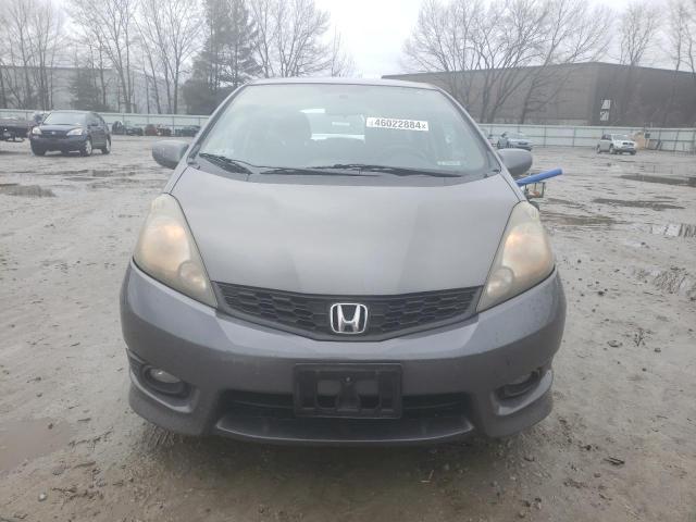 JHMGE8H5XCC004296 - 2012 HONDA FIT SPORT GRAY photo 5