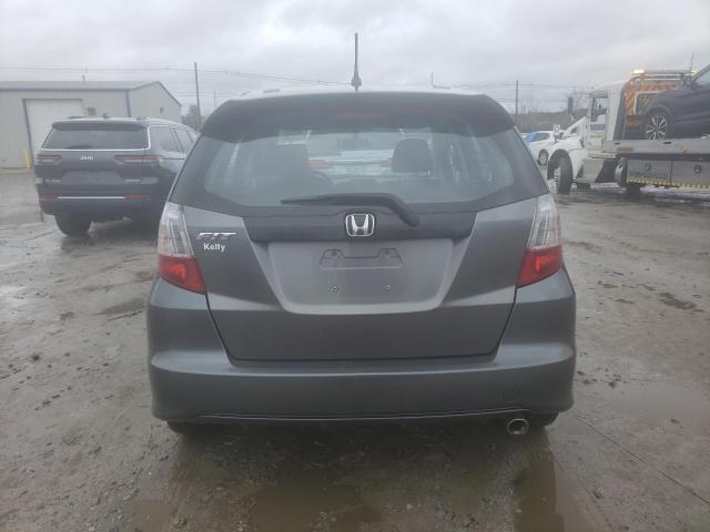 JHMGE8H5XCC004296 - 2012 HONDA FIT SPORT GRAY photo 6