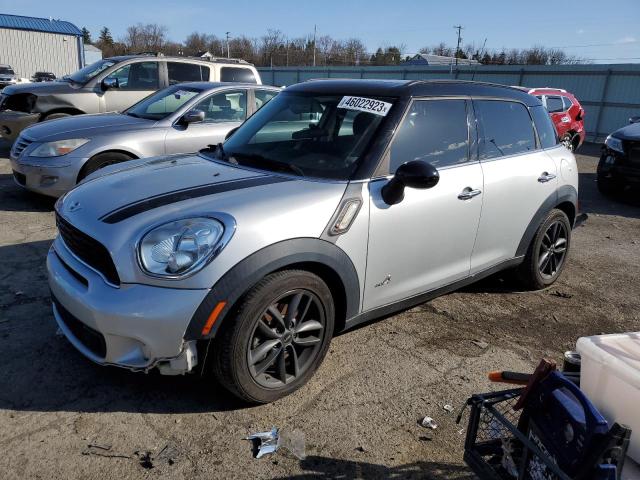 WMWZC5C52EWP40525 - 2014 MINI COOPER S COUNTRYMAN SILVER photo 1