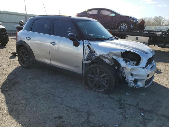 WMWZC5C52EWP40525 - 2014 MINI COOPER S COUNTRYMAN SILVER photo 4