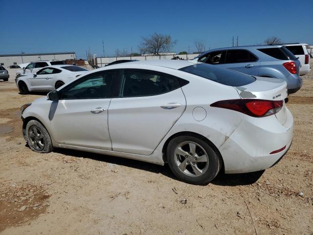 5NPDH4AE2FH637706 - 2015 HYUNDAI ELANTRA SE WHITE photo 2