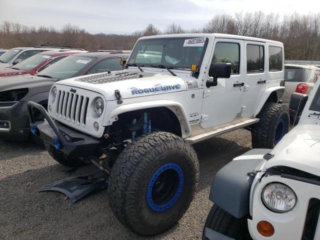 1C4HJWEGXGL144771 - 2016 JEEP WRANGLER U SAHARA WHITE photo 1