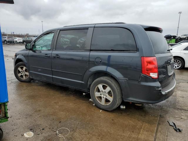 2C4RDGCGXDR591592 - 2013 DODGE GRAND CARA SXT GRAY photo 2