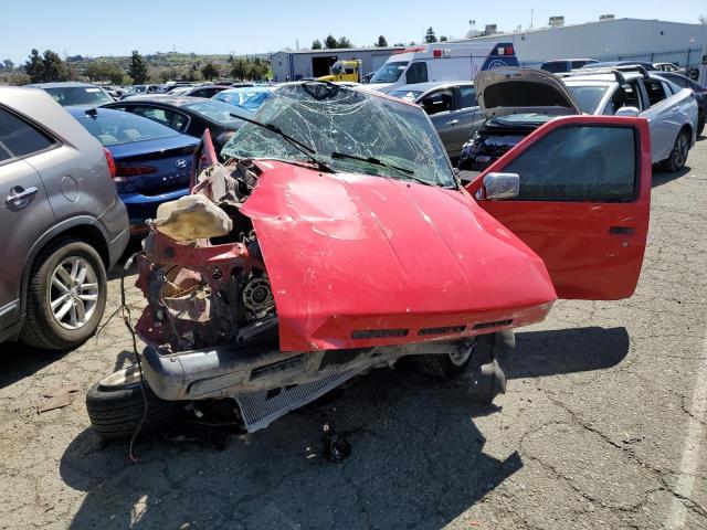 1N6SD11S7PC343879 - 1993 NISSAN TRUCK SHORT WHEELBASE RED photo 5