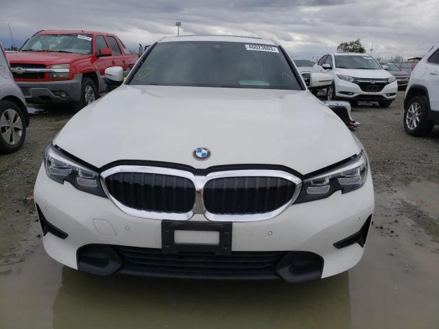 3MW5R1J07L8B30672 - 2020 BMW 330I WHITE photo 5