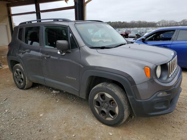 ZACCJBAB4HPF82583 - 2017 JEEP RENEGADE SPORT GRAY photo 4