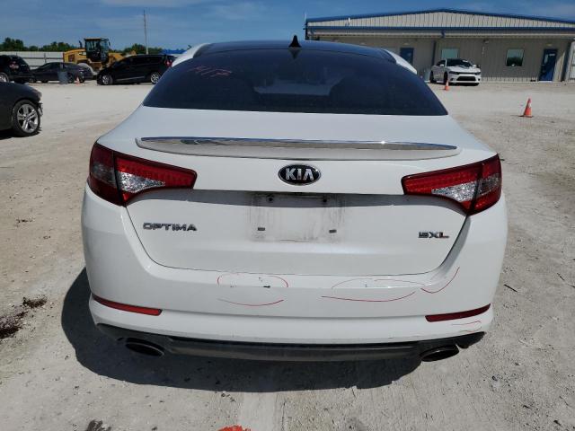 5XXGR4A67DG206385 - 2013 KIA OPTIMA SX WHITE photo 6