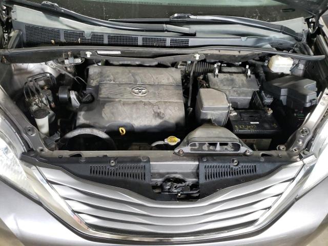 5TDYK3DC7ES452003 - 2014 TOYOTA SIENNA XLE CHARCOAL photo 12