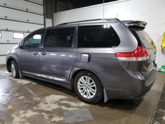 5TDYK3DC7ES452003 - 2014 TOYOTA SIENNA XLE CHARCOAL photo 2