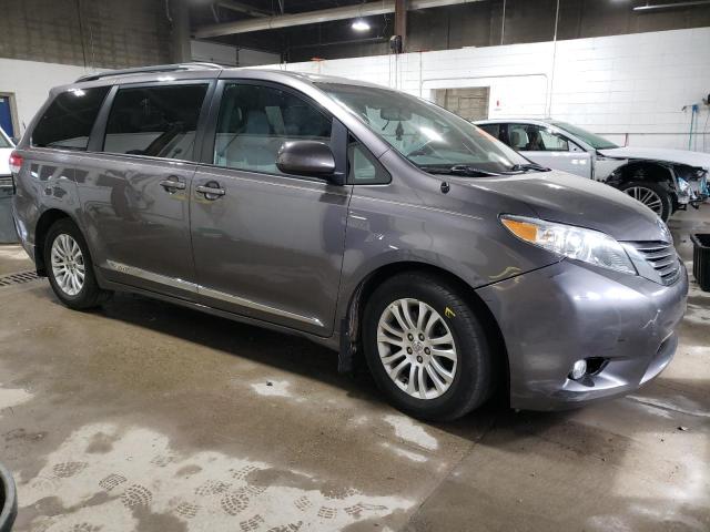 5TDYK3DC7ES452003 - 2014 TOYOTA SIENNA XLE CHARCOAL photo 4